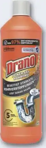 Combi Drano Power-Gel Rohrfrei 1-I-Flasche aanbieding