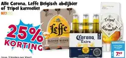 Boon`s Markt Alle Corona, Leffe Belgisch abdijbier of Tripel karmeliet aanbieding