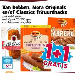 Boon`s Markt Van Dobben, Mora Originals en/of Classics frituursnacks aanbieding