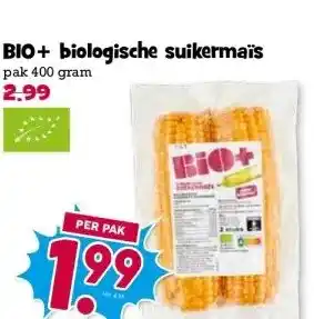 Boon`s Markt BIO+ biologische suikermaïs aanbieding