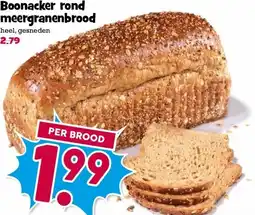 Boon`s Markt Boonacker rond meergranenbrood aanbieding