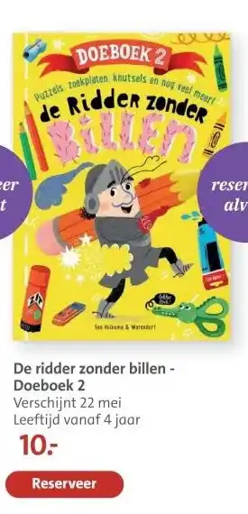 Bruna De ridder zonder billen -Doeboek 2 aanbieding