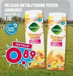 Boon`s Markt MELKAN ONTBIJTDRINK PERZIK aanbieding