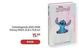 Bruna Schoolagenda 2025-2026 Disney Stitch aanbieding