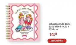 Bruna Schoolagenda 2025- 2026 Blond aanbieding