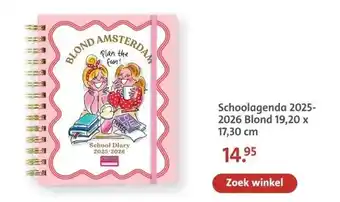 Bruna Schoolagenda 2025- 2026 Blond aanbieding