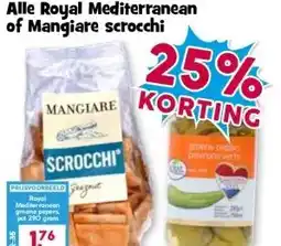 Boon`s Markt Alle Royal Mediterranean of Mangiare scrocchi aanbieding