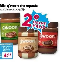 Boon`s Markt Alle g'woon chocopasta aanbieding