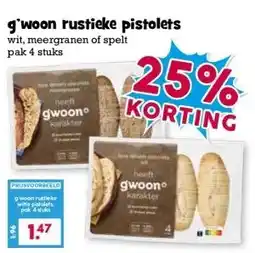 Boon`s Markt g'woon rustieke pistolets aanbieding