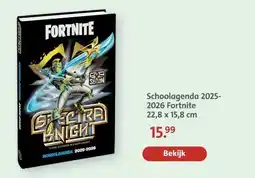 Bruna Schoolagenda 2025-2026 Fortnite aanbieding