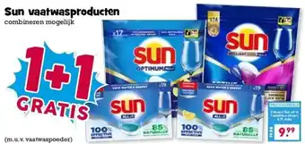 Boon`s Markt Sun vaatwasproducten aanbieding