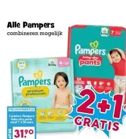 Boon`s Markt Alle Pampers combineren mogelijk aanbieding