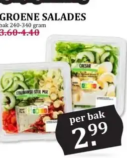 Boon`s Markt GROENE SALADES bak 240-340 gram aanbieding