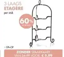 Boon`s Markt 3-LAAGS ETAGÈRE aanbieding