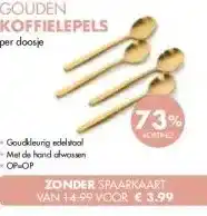 Boon`s Markt GOUDEN KOFFIELEPELS per doosje aanbieding
