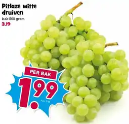 Boon`s Markt Pitloze witte druiven aanbieding