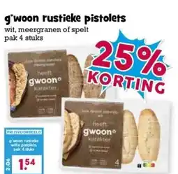 Boon`s Markt g'woon rustieke pistolets aanbieding