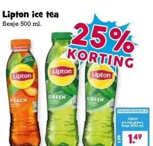 Boon`s Markt Lipton ice tea aanbieding