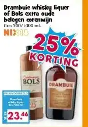 Boon`s Markt Drambuie whisky liquer of Bols aanbieding