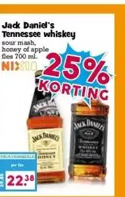 Boon`s Markt Jack Daniel's Tennessee whiskey aanbieding