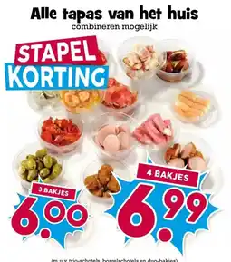 Boon`s Markt Alle tapas van het huis aanbieding