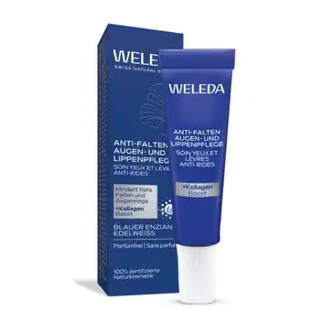Douglas Weleda Blauer Anti-rimpel oog- en lipverzorging Gentiaan & Edelweiss aanbieding