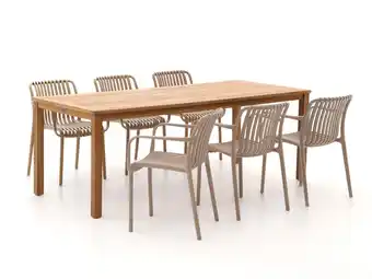 Kees Smit Forza Cali/Liverpool 210cm dining tuinset 7-delig stapelbaar aanbieding