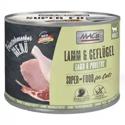Zooplus Voordeelpakket MAC's Cat Fijnproever 24 x 200 g Kattenvoer - Lam & Gevogelte aanbieding