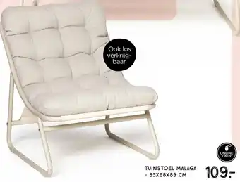 Xenos TUINSTOEL MALAGA 85X68X89 CM aanbieding