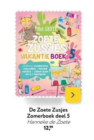 Primera De Zoete Zusjes Zomerboek deel 5 Hanneke de Zoete aanbieding