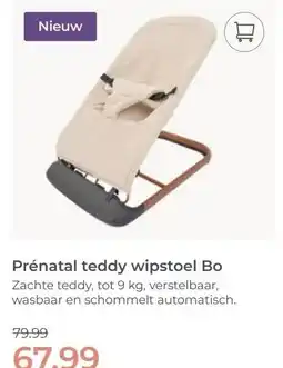 Prenatal Prénatal teddy wipstoel Bo aanbieding