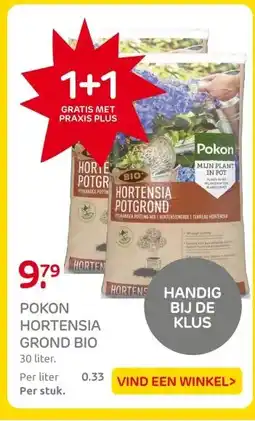 Praxis POKON HORTENSIA GROND BIO aanbieding