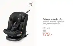 Prenatal Babyauto cario i-fix aanbieding