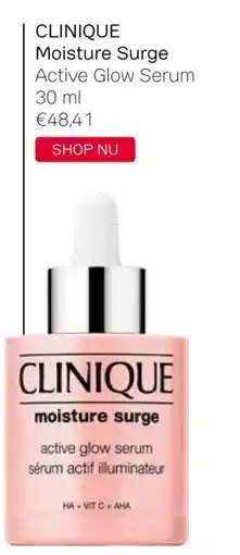 Pour Vous CLINIQUE Moisture Surge Active Glow Serum 30 ml aanbieding
