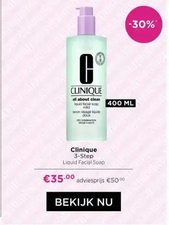 ICI Paris XL Clinique 3-Step Liquid Facial aanbieding