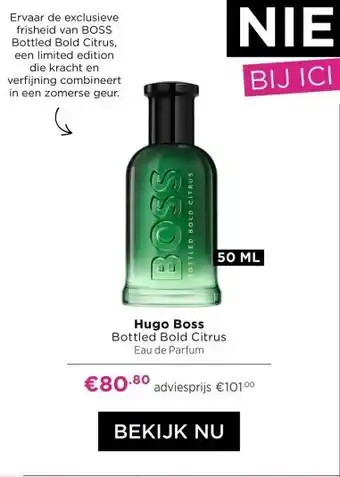 ICI Paris XL Hugo Boss Bottled Bold Citrus Eau de Parfum aanbieding