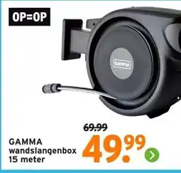 GAMMA GAMMA wandslangenbox 15 meter aanbieding
