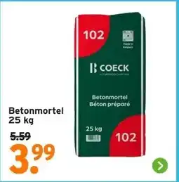 GAMMA Betonmortel 25 kg aanbieding