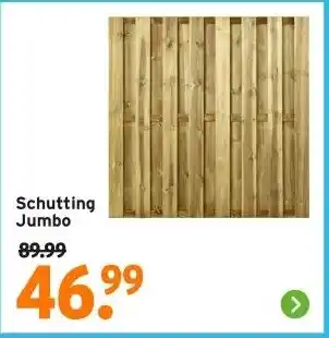 GAMMA Schutting Jumbo aanbieding