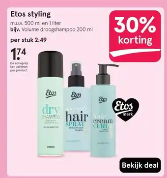 Etos Etos styling aanbieding