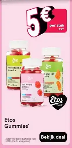 Etos Etos Gummies* aanbieding