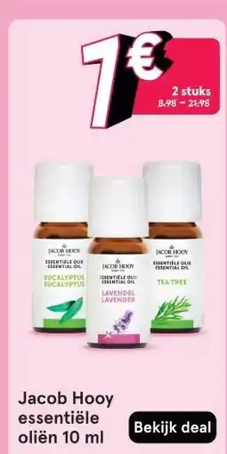 Etos Jacob Hooy essentiële oliën 10 ml aanbieding