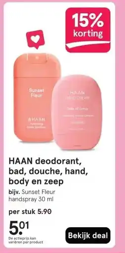 Etos HAAN deodorant, bad, douche, hand, body en zeep aanbieding