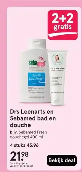 Etos Drs Leenarts en Sebamed bad en douche aanbieding