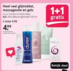 Etos Heel veel glijmiddel, massageolie en gels aanbieding
