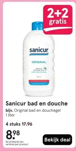 Etos Sanicur bad en douche aanbieding