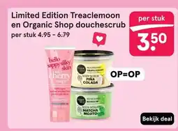 Etos Limited Edition Treaclemoon en Organic Shop douchescrub aanbieding