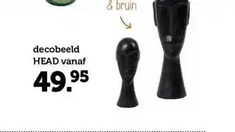 Woonexpress Decobeeld Head aanbieding