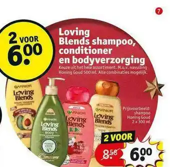 Kruidvat Garnier Loving Blends Shampoo, Conditioner En Bodyverzorging aanbieding