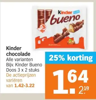 Albert Heijn Kinder chocolade aanbieding